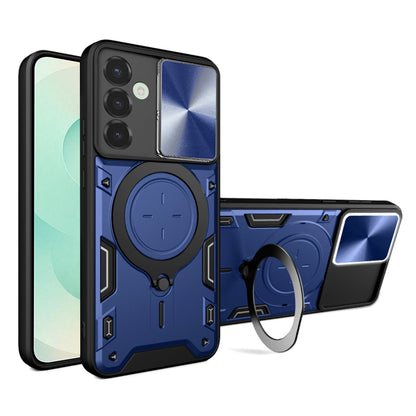 Fodral för Samsung Galaxy S25+ S936, Techsuit, CamGuard Pro, Blå