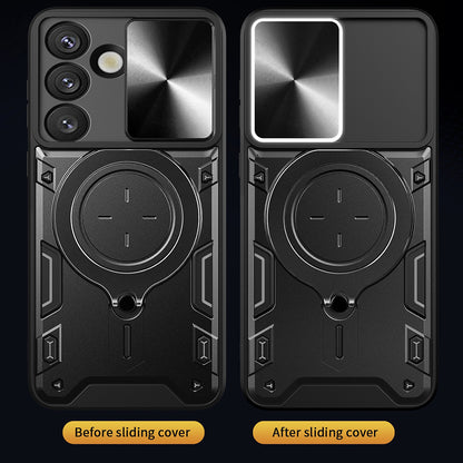 Fodral för Samsung Galaxy S25+ S936, Techsuit, CamGuard Pro, Blå
