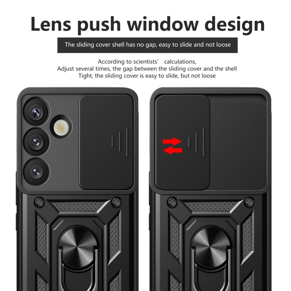 Fodral för Samsung Galaxy S25+ S936, Techsuit, CamShield, Blå