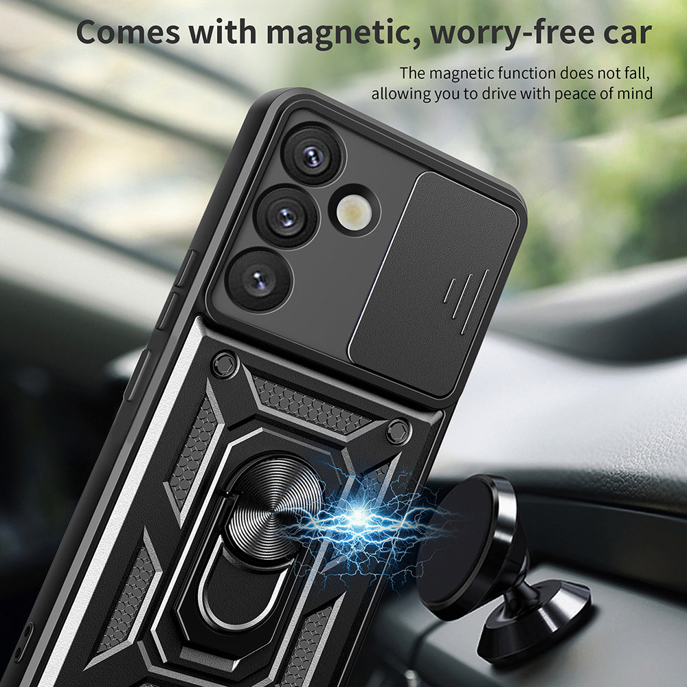 Case for Samsung Galaxy S25+ S936, Techsuit, CamShield, Black