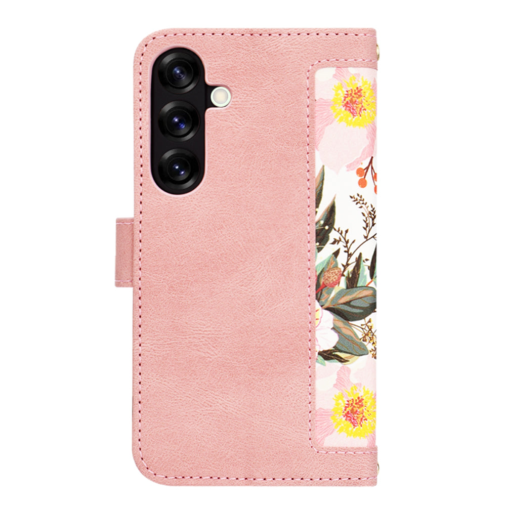 Fodral för Samsung Galaxy S25+ S936, Techsuit, FlipCraft, Rosa