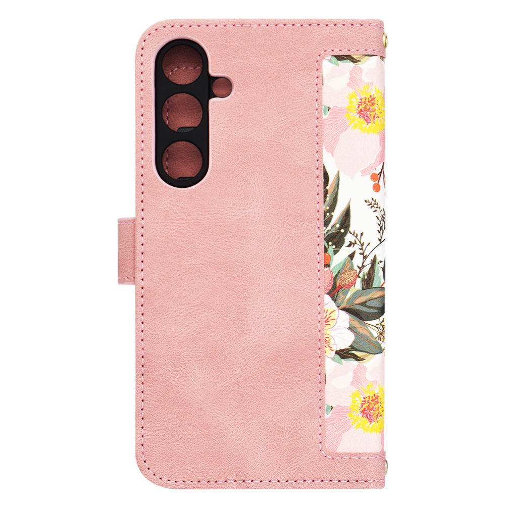 Fodral för Samsung Galaxy S25+ S936, Techsuit, FlipCraft, Rosa
