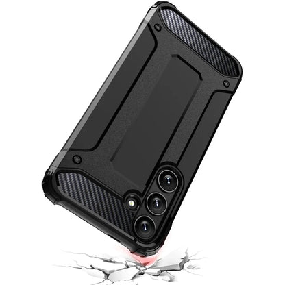 Fodral för Samsung Galaxy S25+ S936, Techsuit, Hybrid Armor, Svart
