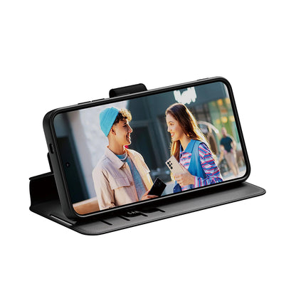 Case for Samsung Galaxy S25 S931, PanzerGlass, Care Feature Kickstand Wallet, Black