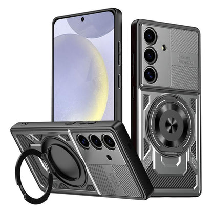 Fodral för Samsung Galaxy S25 S931 / S24 S921, Techsuit, RuggedCam, Grå