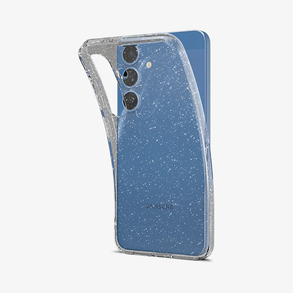 Skyddsfodral för Samsung Galaxy S25 S931, Spigen, Liquid Crystal Glitter, Transparent ACS08997