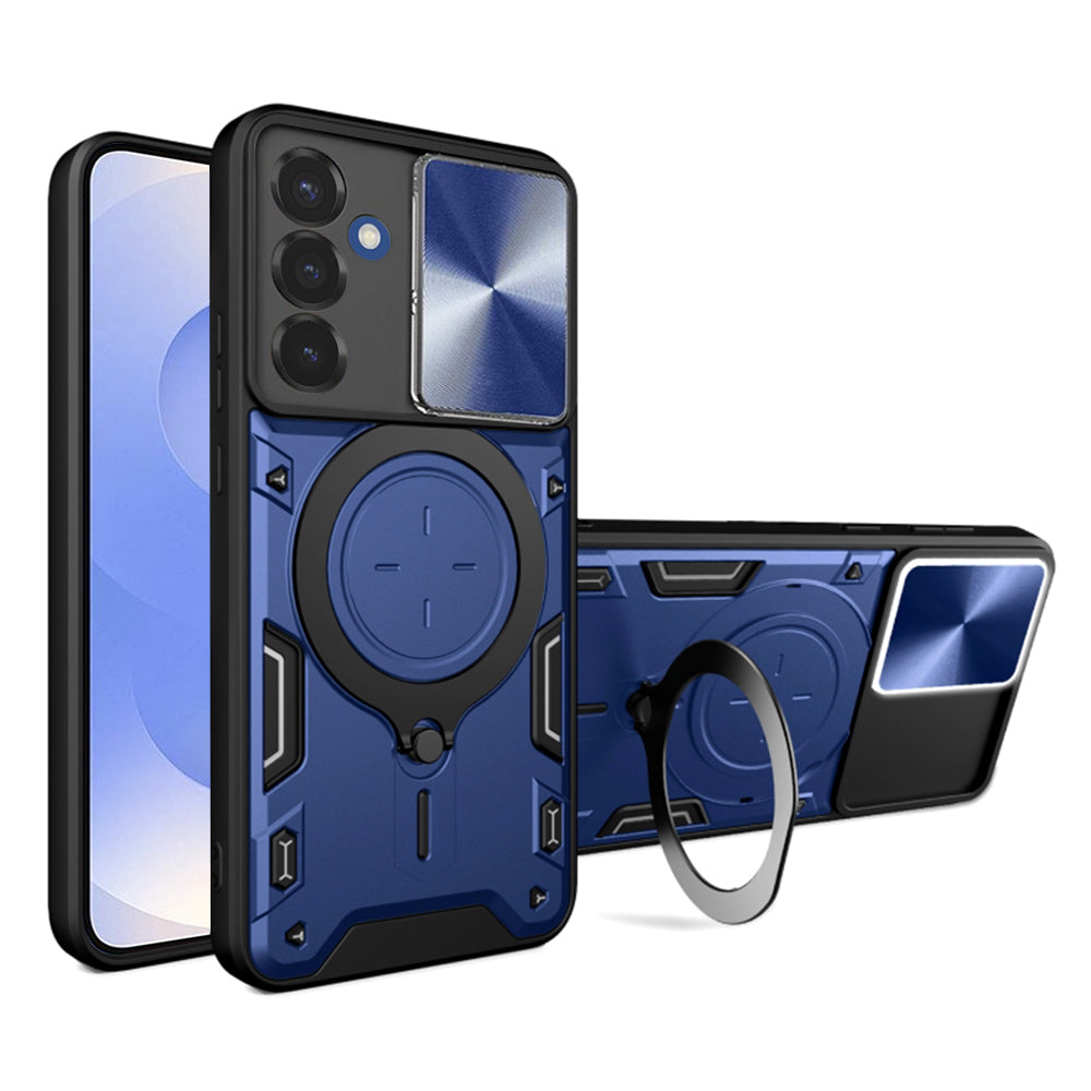 Fodral för Samsung Galaxy S25 S931, Techsuit, CamGuard Pro, Blå