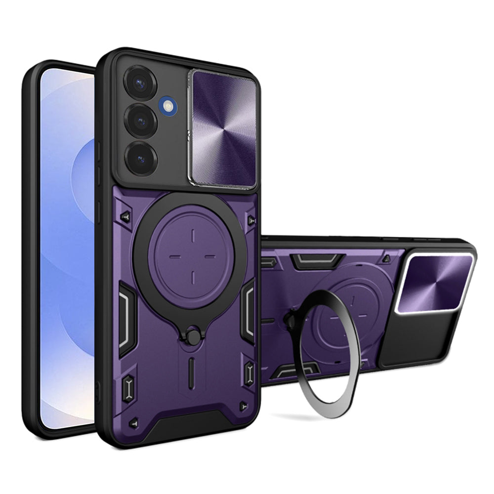 Case for Samsung Galaxy S25 S931, Techsuit, CamGuard Pro, Purple