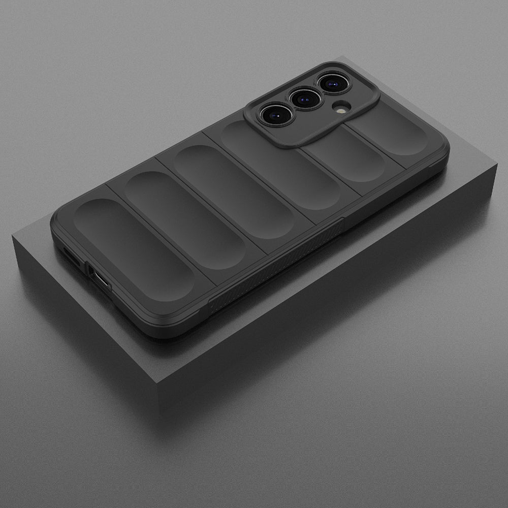 Fodral för Samsung Galaxy S25 S931, Techsuit, Magic Shield, Svart