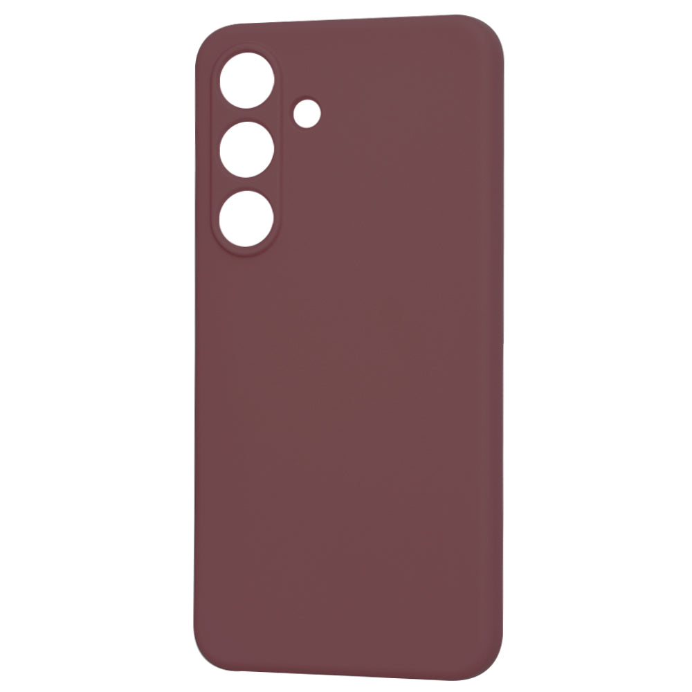 Fodral för Samsung Galaxy S25 S931, Techsuit, SoftFlex, Vinröd