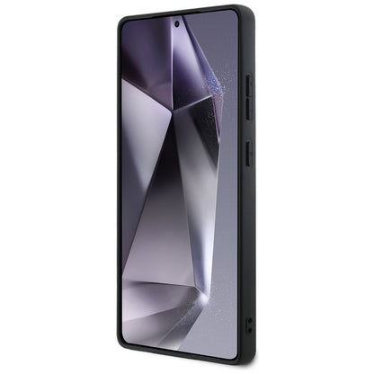 Fodral för Samsung Galaxy S25 Ultra S938, Guess, Grained Hot Stamp 4G Triangle, Svart