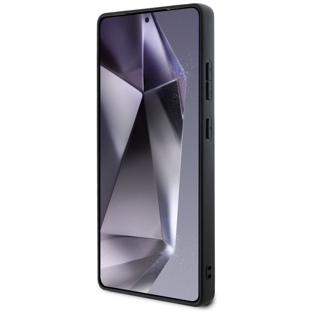 Fodral för Samsung Galaxy S25 Ultra S938, Guess, Grained Hot Stamp 4G Triangle, Rosa