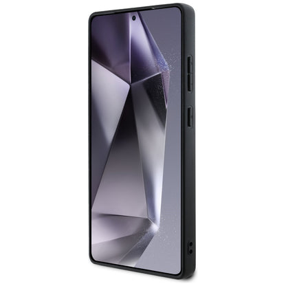 Fodral för Samsung Galaxy S25 Ultra S938, Guess, Grained Hot Stamp 4G Triangle, Rosa