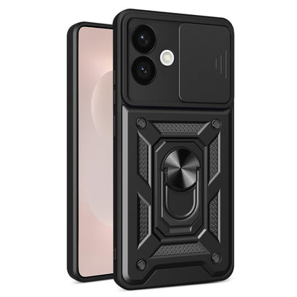 Fodral för Samsung Galaxy S26 Edge, Techsuit, CamShield, Svart