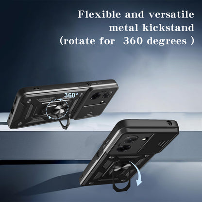 Fodral för Samsung Galaxy S26 Edge, Techsuit, CamShield, Svart