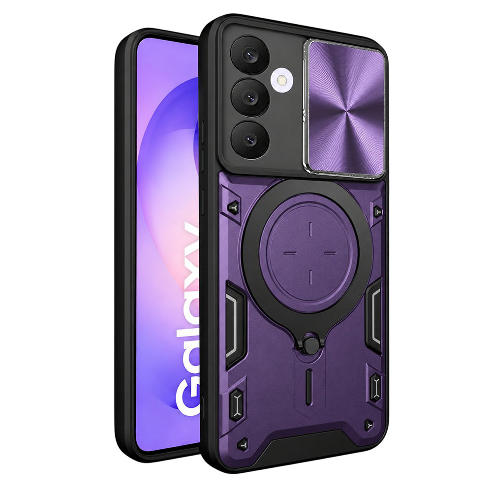 Fodral för Samsung Galaxy S26 FE S741 / S25 FE, Techsuit, CamGuard Pro, lila