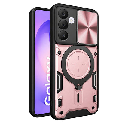 Skal till Samsung Galaxy S26 FE S741 / S25 FE, Techsuit, CamGuard Pro, roséguld