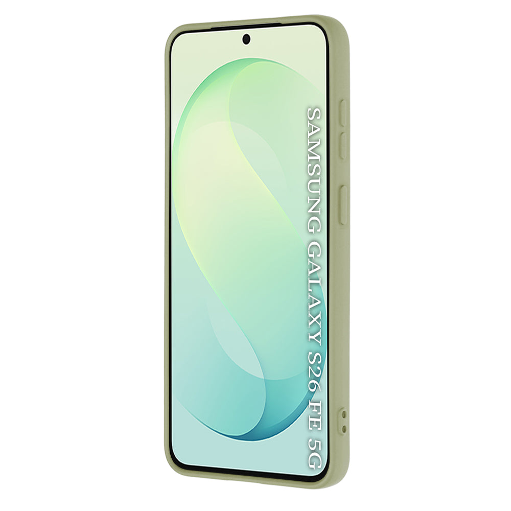 Fodral för Samsung Galaxy S26 FE S741 / S25 FE, Techsuit, SoftFlex, Matcha