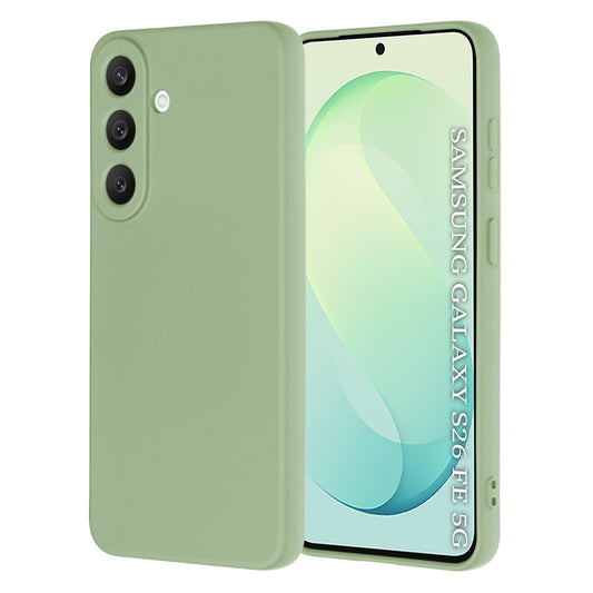 Fodral för Samsung Galaxy S26 FE S741 / S25 FE, Techsuit, SoftFlex, ljusgrönt