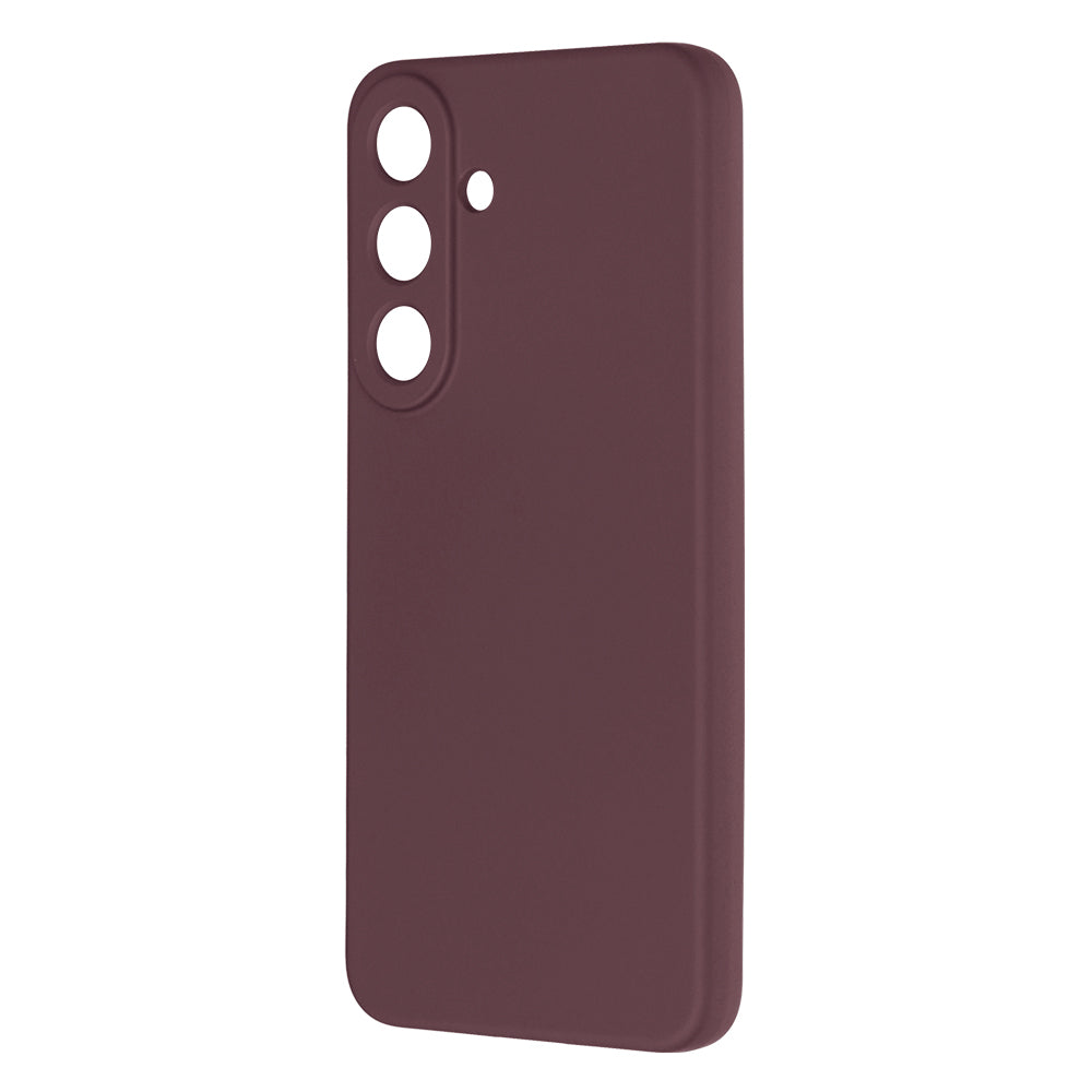 Skal till Samsung Galaxy S26 FE S741 / S25 FE, Techsuit, SoftFlex, vinröd