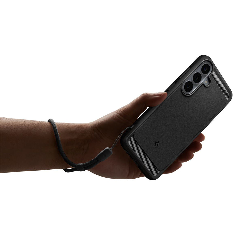 Fodral för Samsung Galaxy S26 FE S741, Spigen, Rugged Armor, Svart ACS11639