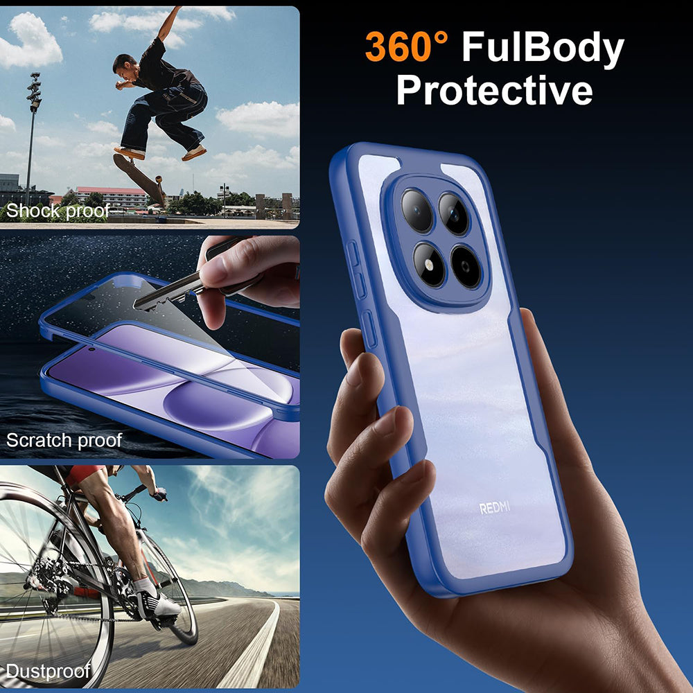 Fodral för Samsung Galaxy S26 FE S741, Techsuit, ColorVerse 360, Blå