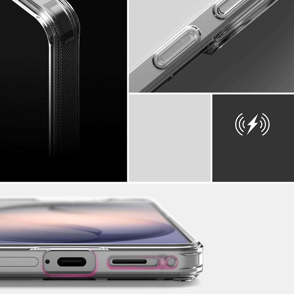 Skyddsfodral för Samsung Galaxy S26 Plus, Ringke, Fusion, Matt Transparent