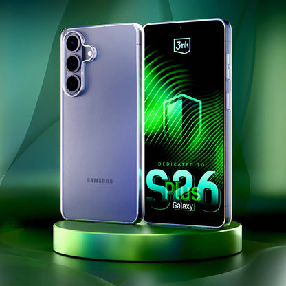 Skyddsfodral för Samsung Galaxy S26 Plus S947, 3MK, Klar, Transparent