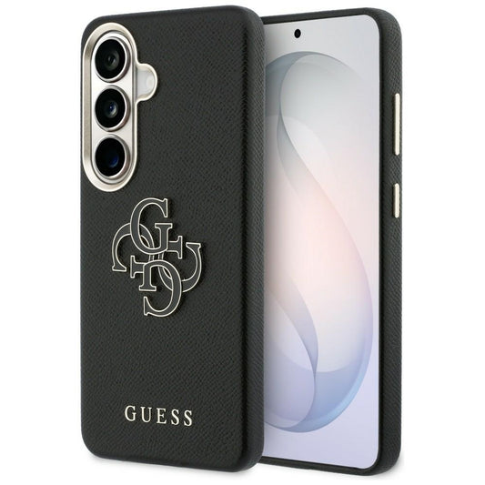 Fodral för Samsung Galaxy S26 Plus S947, Guess, 4G Grained Big and Classic Logo, Svart