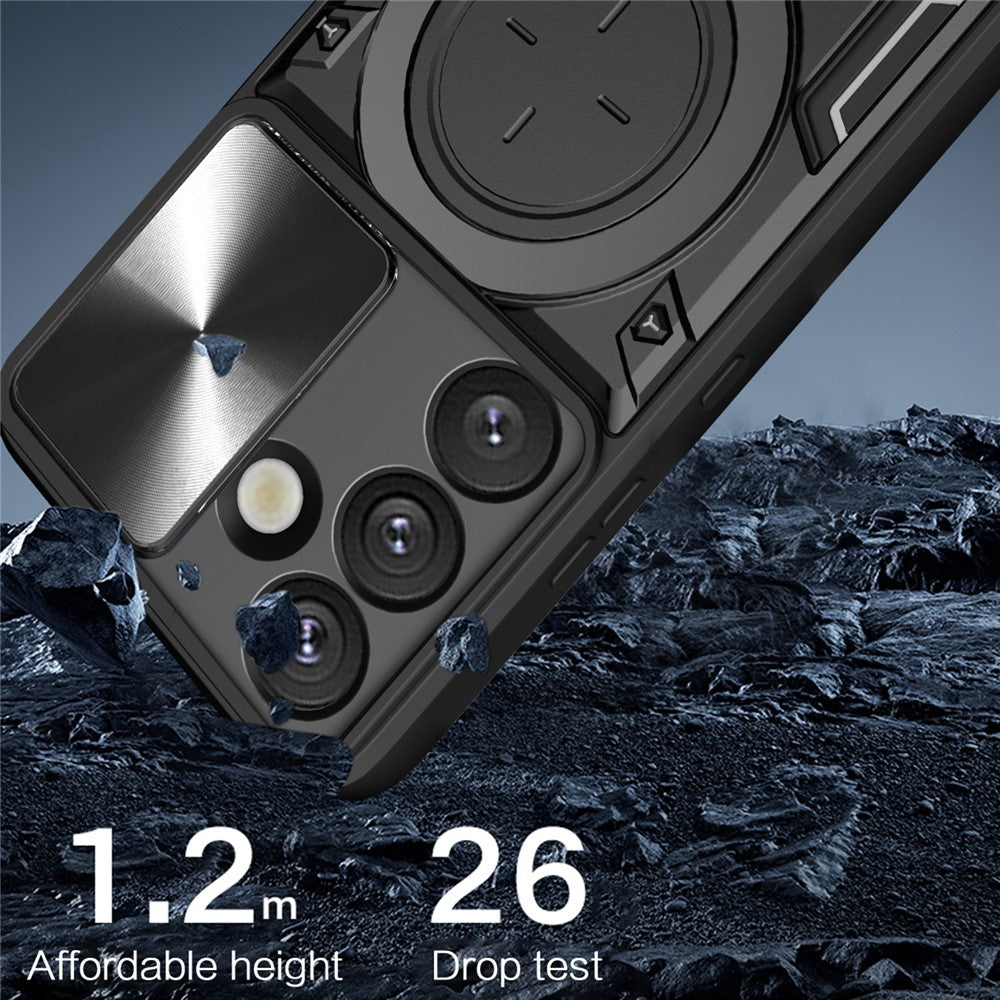 Fodral för Samsung Galaxy S26 Plus S947, Techsuit, CamGuard Pro, Svart