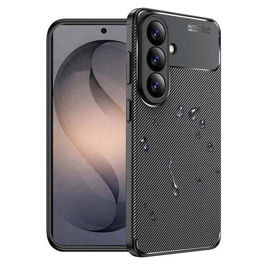 Fodral för Samsung Galaxy S26 Plus, Techsuit, CarbonFiber, Svart