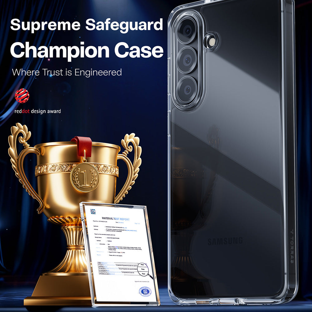 Skyddsfodral för Samsung Galaxy S26 Plus, Torras, Guardian, Transparent