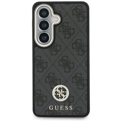 Fodral för Samsung Galaxy S26 S942, GUESS, 4G Big Rhinestone Triangle Strap, Svart