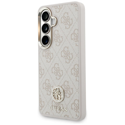Fodral för Samsung Galaxy S26 S942, GUESS, 4G Big Rhinestone Triangle Strap, Rosa