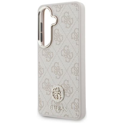 Fodral för Samsung Galaxy S26 S942, GUESS, 4G Big Rhinestone Triangle Strap, Rosa