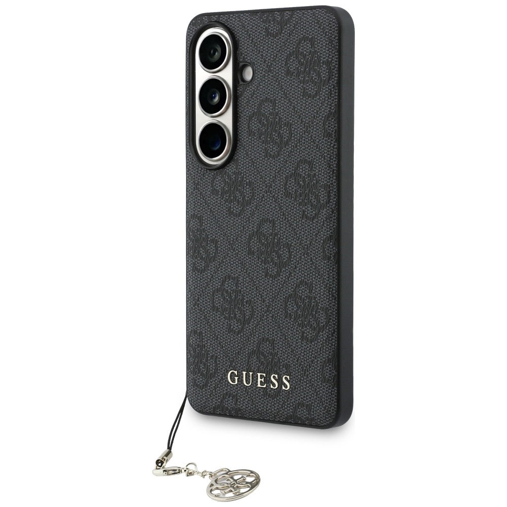 Fodral för Samsung Galaxy S26 S942, Guess, 4G Classic Logo Charm, Svart