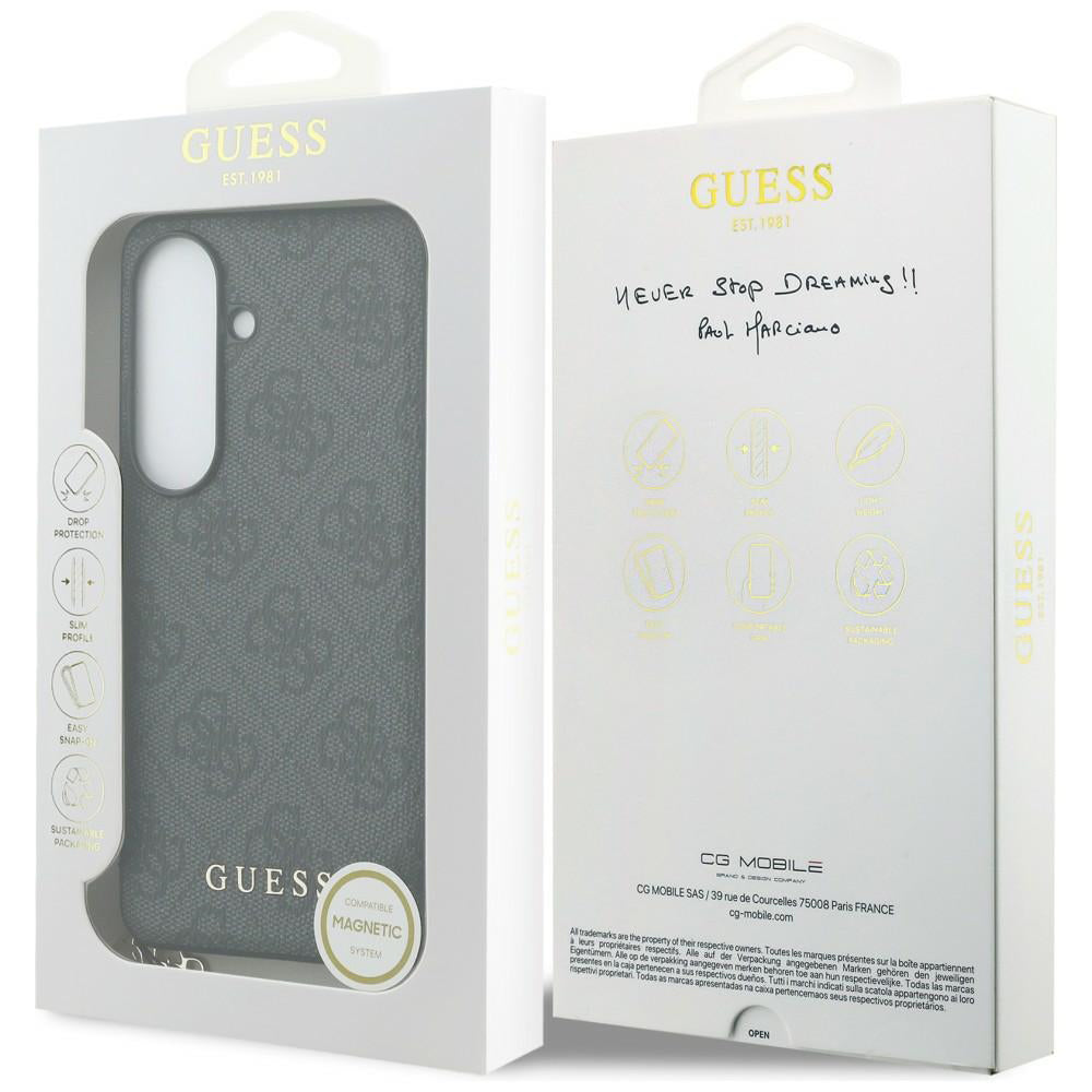 Fodral för Samsung Galaxy S26 S942, Guess, 4G Classic Logo Charm, Svart