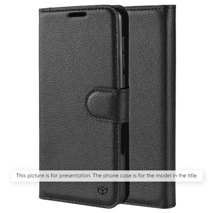 Case for Samsung Galaxy S26 S942, Techsuit, Leather Folio, Black
