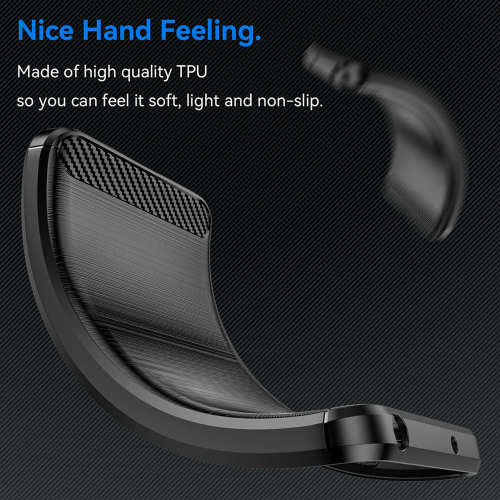 Skyddsfodral för Samsung Galaxy S26, Techsuit, Kolfiber, Svart