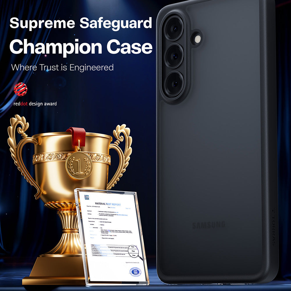 Fodral för Samsung Galaxy S26, Torras, Guardian, Svart