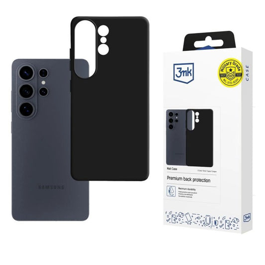 Skyddsfodral för Samsung Galaxy S26 Ultra, 3MK, Matt Svart
