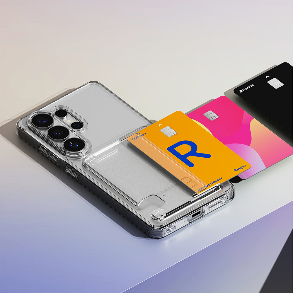 Case for Samsung Galaxy S26 Ultra, Ringke, Fusion Card, Transparent