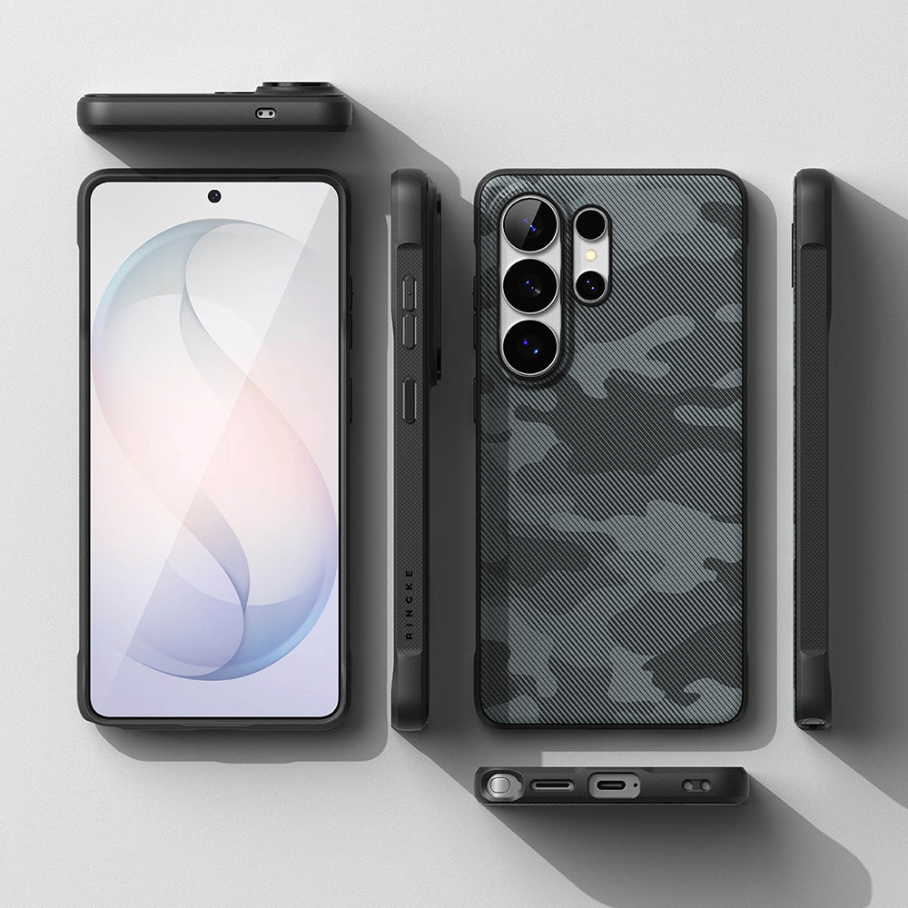 Skyddsfodral för Samsung Galaxy S26 Ultra S948, Ringke, Onyx, Kamouflage