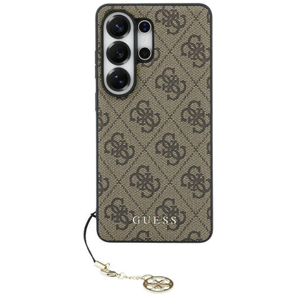 Fodral för Samsung Galaxy S26 Ultra S948, Guess, 4G Classic Logo Charm, Brun