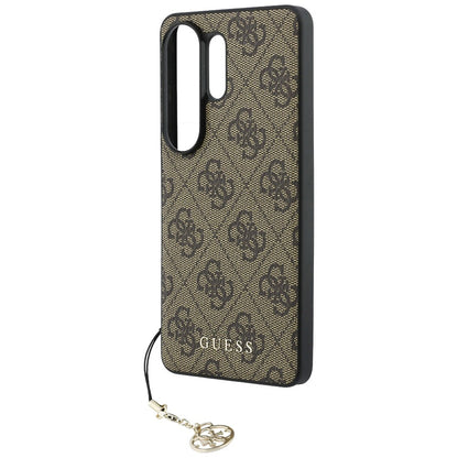 Fodral för Samsung Galaxy S26 Ultra S948, Guess, 4G Classic Logo Charm, Brun