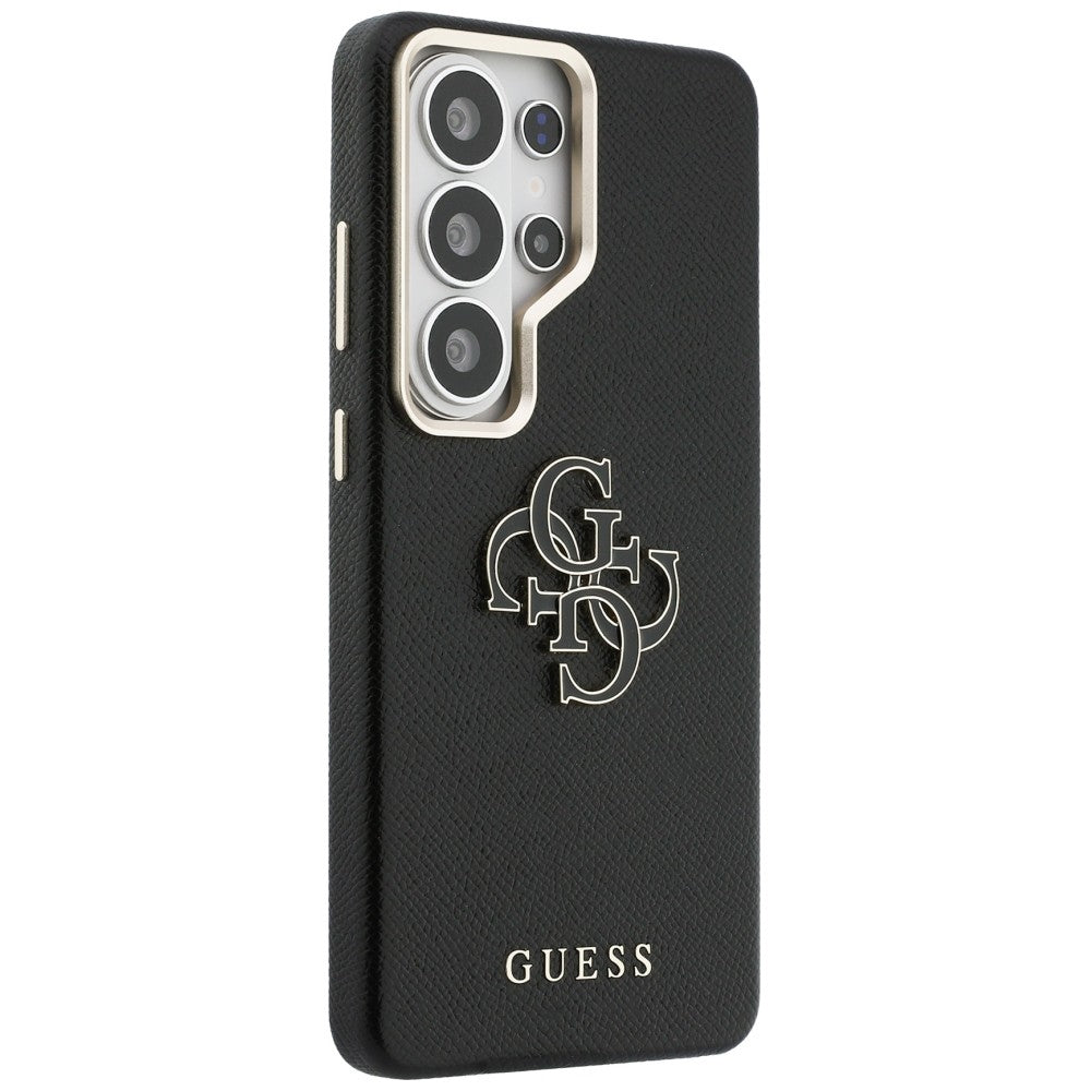 Fodral för Samsung Galaxy S26 Ultra S948, Guess, 4G Grained Big and Classic Logo, Svart