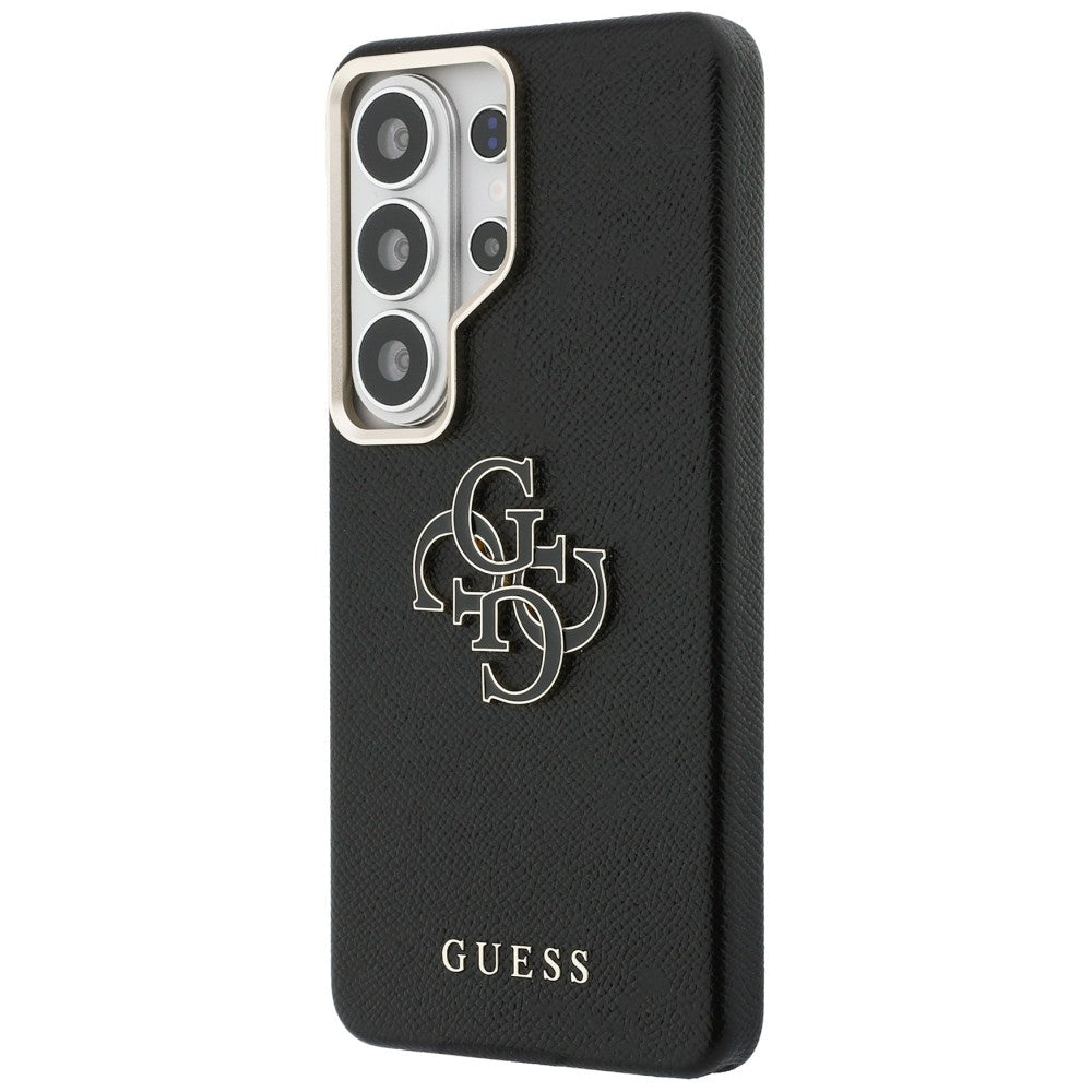 Fodral för Samsung Galaxy S26 Ultra S948, Guess, 4G Grained Big and Classic Logo, Svart