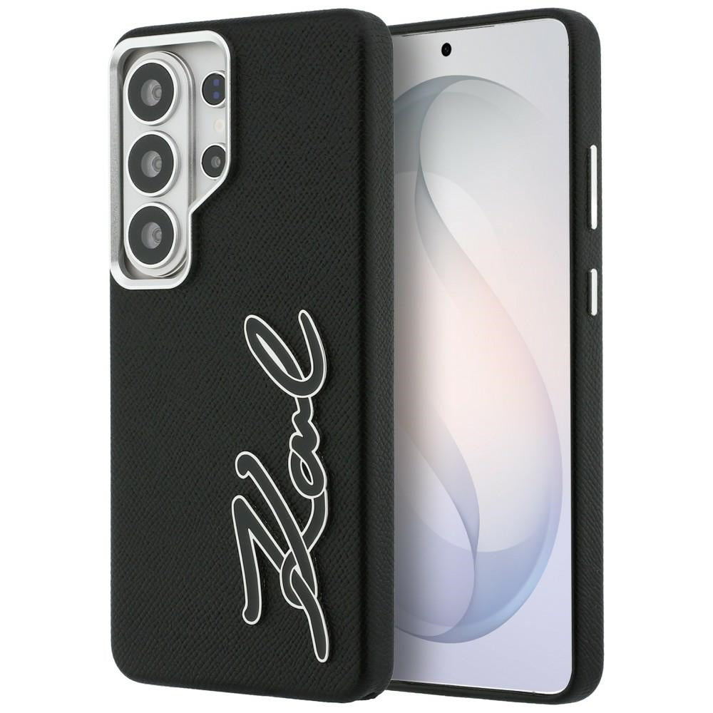 Fodral för Samsung Galaxy S26 Ultra S948, Karl Lagerfeld, Signature Resin Logo, Svart