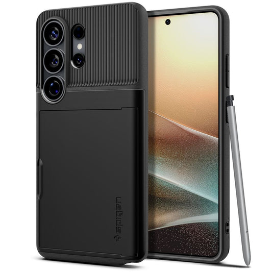 Fodral för Samsung Galaxy S26 Ultra S948, Spigen, Slim Armor CS, Svart ACS11036