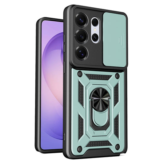 Fodral för Samsung Galaxy S26 Ultra, Techsuit, CamShield, Grön